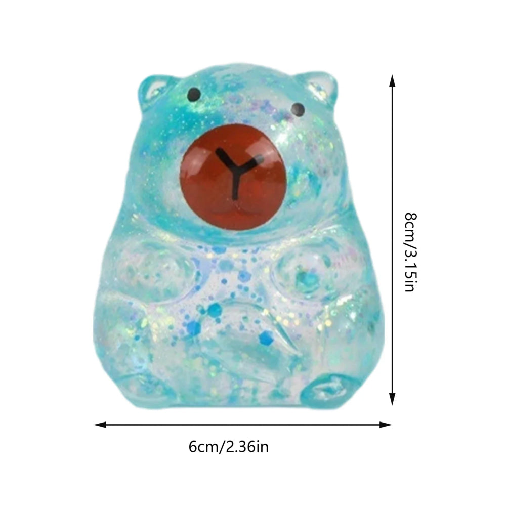 Maltose Cube Stress Squeeze Toy D ecompression Small Ice Cubes Anti Stress Slow Rebound Polar Light Colorful Squeeze TPR Block