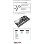 Modification Kit Titanium Case Strap for Ga-b2100 Ga 2100 Ga2110 Casioak Watchband Accessory Refit Bezel Frame No Etching Screws