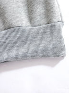 Men's Autumn and Winter Pattern Casual Two-Piece Set Hooded Sweatshirt and Pants withPockets Regular Fit Qutdoor Sport Suit