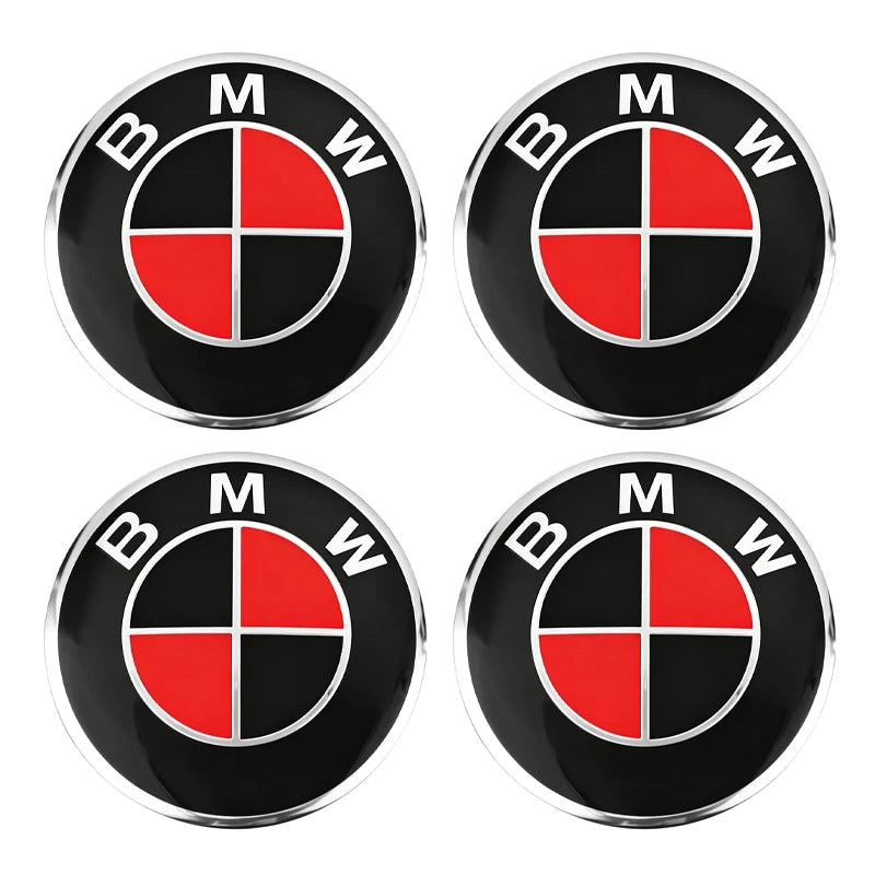 4Pcs 56mm Wheel Center Caps Emblem Badge Sticker Accessories For BMW G80 G06 G07 G42 G14 G15 G16 F82 F20 F21 F83 M2 M3 M4 M5 M8