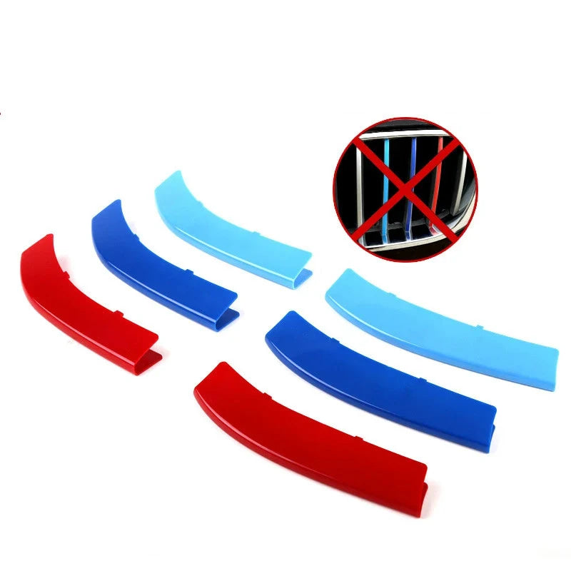 ABS Car Grille Trim Strip For BMW X1 X2 X3 X4 X5 X6 X7 E84 F48 F49 F39 E83 F25 G01 F26 G02 E70 F15 E53 G05 E71 E72 F16 G06 G07