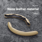Universal Suede / Nappa Leather Car Steering Wheel Cover 38CM Breathable O/D Shape Protector Non-Slip Auto Interior Accessories
