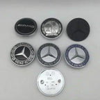 1pcs 3D ABS for AMG 57mm 2 pins Car Front Hood Emblem Bonnet Sticker Badge Decal Styling auto accessories