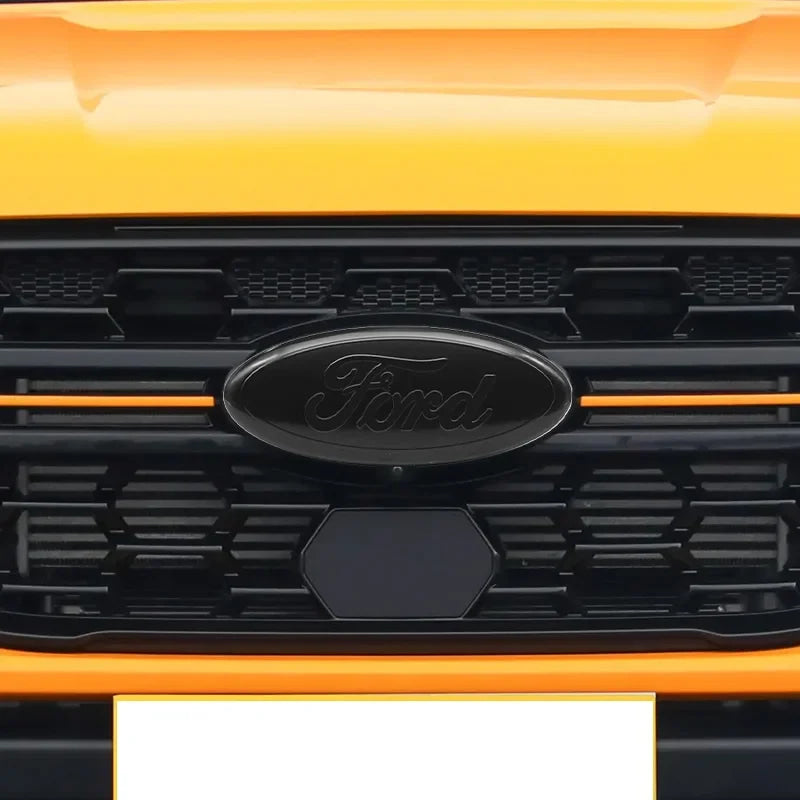 Car Front Grille Emblem Rear Trunk Logo Badge For Ford Fiesta Focus 2 3 Mondeo Edge Ranger Fusion Kuga S-MAX Transit Accessories