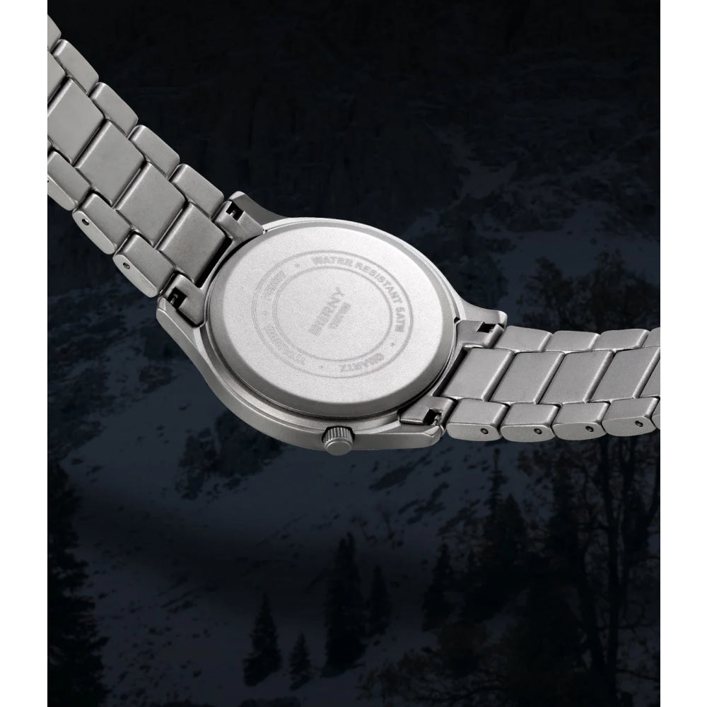 BERNY Full Titanium Watches for Men Super Luminous Sapphire Sports Field Quartz Men's Watch VH31 Wristwatch 5ATM Easy Read