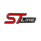 3D Metal ST Line Front Grille Emblem Badge Car Head Trunk Stickers For Ford Focus Mondeo Fiesta Explorer Styling Accessories