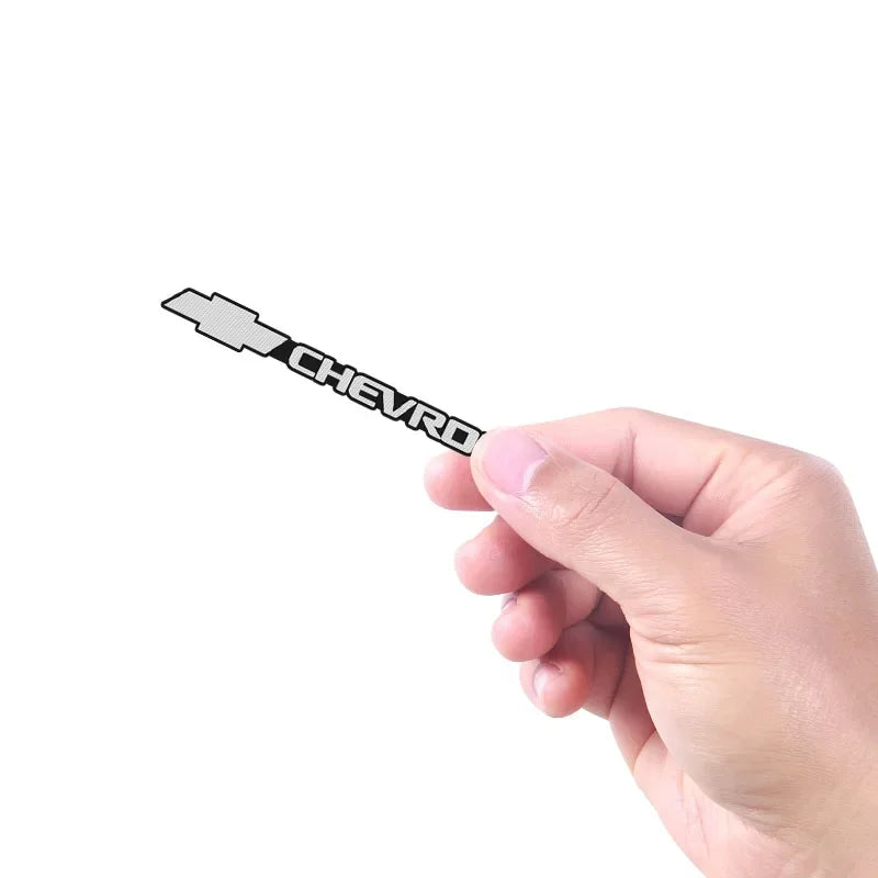 Chevrolet 3D Aluminum Car Audio Stickers Fit For Silverado Impala Malibu Equinox Cruze Camaro Tahoe/Suburban Blazer Spark Aveo