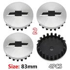 4PCS ABS Car Wheel Center Covers Hub Caps Badge For Chevrolet Malibu AVEO Corvette CRUZE EQUINOx IMPALA LACETTI TRAX ORLANDO