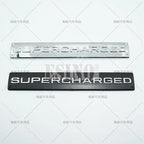 Car Styling Supercharged 3D ABS Adhesive Emblem Rear Trunk Badge Fender Sticker Car Body Decal Auto Accessory