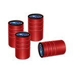 wheel tire Valve Cap Car+accessories Alloy For Subaru WRX STI Tribeca Crosstrek XV Forester BRZ Impreza Smart Outback stickers