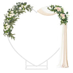 Soporte de fondo de arco de globo de boda de Metal en forma de corazón, marco de decoración de fiesta, soporte de fondo de flores