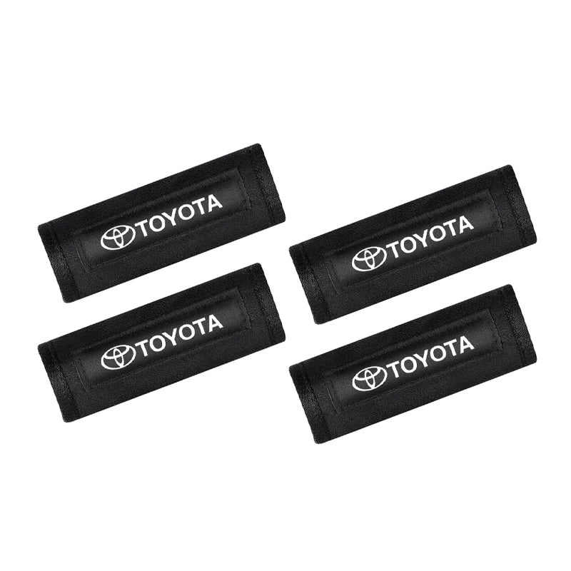 Car exterior annual inspection stickers For Toyota Car Set Car Head Neck Rest Pillow Auto Seat belt Pads Headrest cover