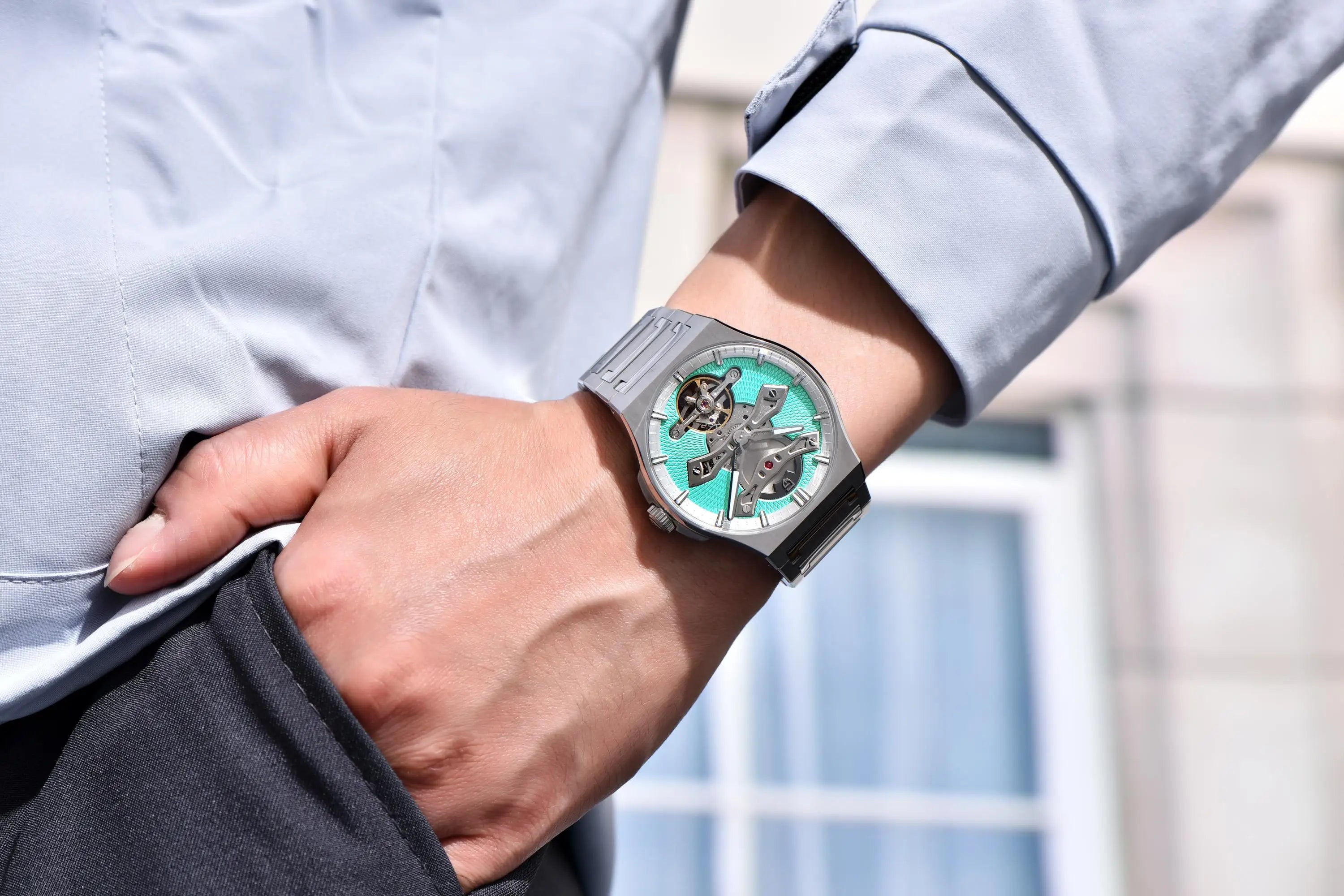 PAGANI DESIGN New 42MM Hollow Tourbillon Luxury Men Mechanical Watch Sapphire Glass Automatic Watches For Men Relojes hombres