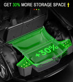For Tesla Model Y Juniper Trunk Organizer Side Storage Box Boot Organizer Flocked TPE Mat Anti-dirty 2025 Car Travel Accessories