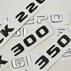 3D ABS Car Logo 4 Matic GLK220 GLK300 GLK350 Emblem Letters Sticker Rear Trunk Badge for GLK W204 X204 GLK220 GLK300 GLK350