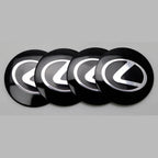 4Pcs 56MM Car Emblem Wheel Center Cover Hub Sticker Accessories For Lexus FSPORT ES RX NX LS UX LM LX GX LC RZ IS CT GS RC HS SC