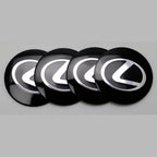 4Pcs 56MM Car Emblem Wheel Center Cover Hub Sticker Accessories For Lexus FSPORT ES RX NX LS UX LM LX GX LC RZ IS CT GS RC HS SC