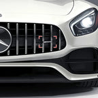 3D ABS Logo AMG Emblem Car Front Grille Badge Caps For Mercedes Benz GLC A B C E Class W204 W205 W212 W213 GT AMG Accessories