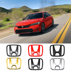 ABS Car Front Hood Grille Emblem Rear Trunk Badge Sticker for Honda CR-V STEPWGN Civic Accord City XR-V Envix ODYSSEY VEZEL Fit