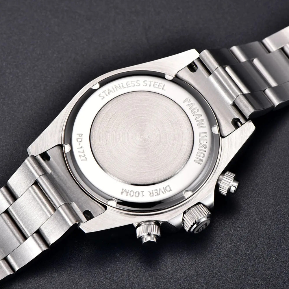 2026 Pagani Design PD1727 Night Light Men's Watch Sapphire Glass Stainless Steel Waterproof Relief  relogio masculino watches
