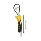 Llave de Correa Multifuncional Ajustable con Correa de Goma, Llave para Cartuchos, Llave para Tuberías, Filtro de Aceite, Desmontaje de 6 Pulgadas