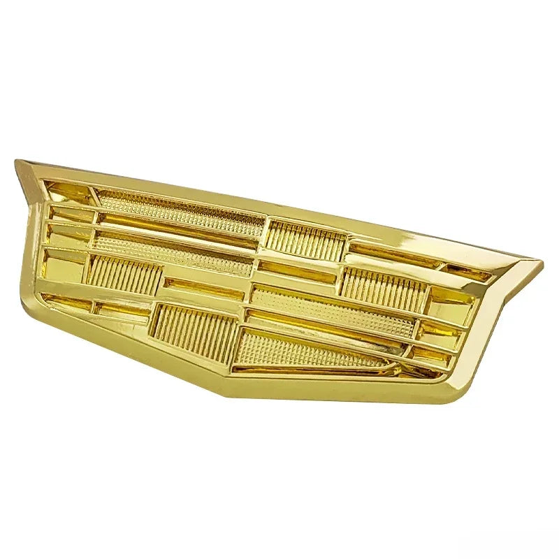 6.3cm 9.2cm Metal Alloy Car Trunk Emblem Side Body Sticker C-Pillar Label Window Badge Decoration for Cadillac XT5 ATSL XTS SRX