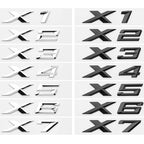 3D Xdrive 20d 30d 35d 40d 50d 20i 25i 30i Car Fender Emblem Trunk Badge Sticker For BMW  X1 X3 X4 X5 X6 X7 Logo Accessories