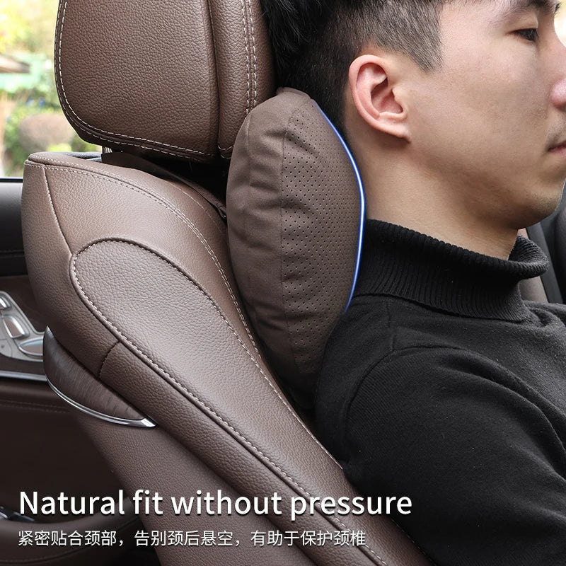 For Ford STline Focus Mondeo Explorer Edge Fiesta Fusion Kuga Escape Auto Headrest Neck Support Lumbar Cushion Soft Neck Pillow