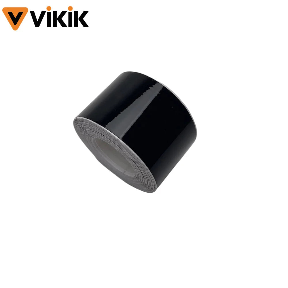 3/5/7/10CM Black Glossy Vinyl Stripes Car Tape Waterproof Window Trim Film for Hood Roof Pillar