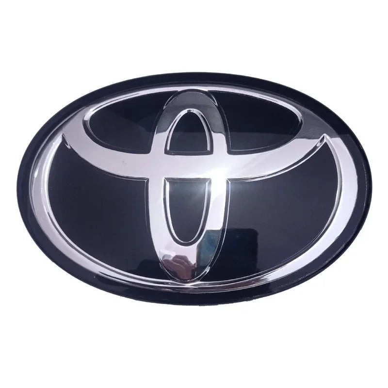 3D Car Logo Modified Car Logo Badges Front And Rear Logo Silver For Toyota Hybrid Series Prado Highlander Camry Corolla Styling