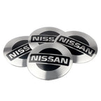 4Pc 56/60mm Wheel Center Hub Rim Caps Car Wheel Hub Covers Fit For Nissan X-Trail Qashqai Almera Note Leaf J10 Teana V36 Tiida
