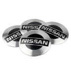4Pc 56/60mm Wheel Center Hub Rim Caps Car Wheel Hub Covers Fit For Nissan X-Trail Qashqai Almera Note Leaf J10 Teana V36 Tiida