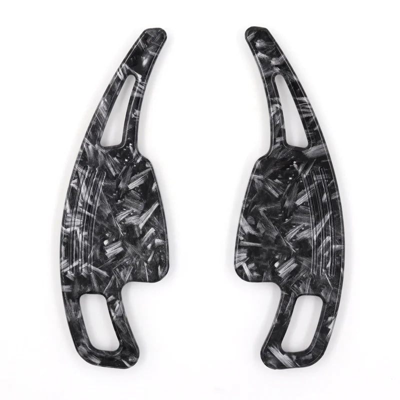 2pcs/lot Car Sports Steering Wheel Shift Paddle Shifter fit For Audi A3 A4 A5 S3 S4 S5 SQ5 SQ7 Q2 Q3 Q5 Q7 TT TTS ABS Carbon