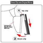 Universal Anti glare Wide Angle Convex Rearview Mirror Car Interior Rear View Baby Child Seat Watch Blue Sun Visor Goggle Safety