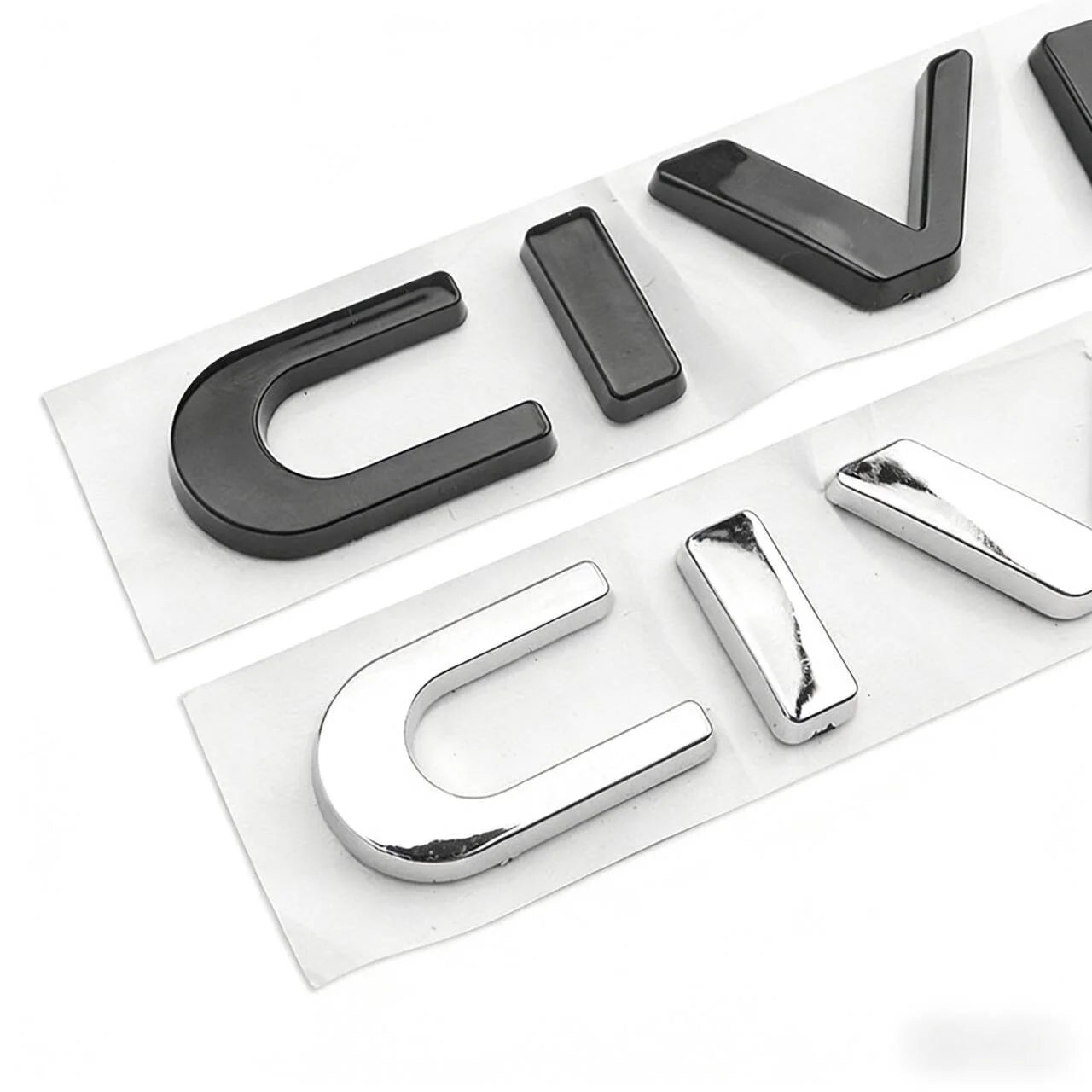 ABS Car Rear Trunk Letters 3D Emblem Tail Badge Sticker for Honda CIVIC Logo Decals Auto Stickers Styling Decoration
