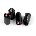 4pc Mustang Logo Tire Valve Caps Aluminum Alloy Dustproof Car Wheel Air Stem Cover For Ford Focus ST Mk7 Everest Kuga Fiesta Mk3