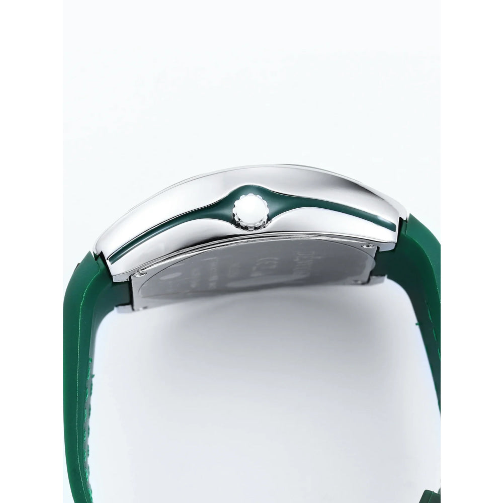 DENVOSI Men's Barrel shaped Watch, Luxury Fluorescent Silicone Strap, Men's Fashion, Leisure, Sports Quartz Watch
