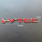 3D Metal Car Letters I VTEC Sticker For Honda City Civic Accord Jazz CRV Trunk Badge I VTEC Emblem IVTEC Logo  Accessories