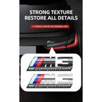 3D ABS Chrome Emblem Letters logo Car Trunk Badge Sticke for BMW M power Thunder Edition competition M1 M2 M3 M5 M7 X3M X5M X7M
