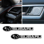 Car audio stereo 3D decorative aluminum badge sticker suitable For Subaru Forester impreza Outback Legacy Tribecacar WRC XV