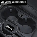 10Pcs Car 3D Epoxy Resin Emblem Interior Stickers Auto Accessories For GMC Terrain Sierra ornament 1500 Yukon Acadia