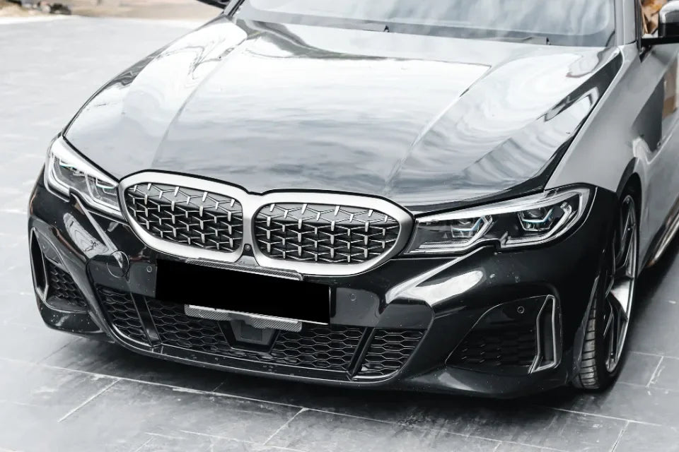 XVIP For BMW G20 3-Series G20 G21 G28 2019-2023 Front Bumper Hood Kidney Racing Grilles Replacement Black Diamond Meteor Style
