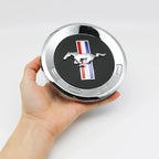 150mm Car Rear Trunk Emblem For Ford Mustang Tire Style ABS Badge 5.0 Roush Shelby GT500 Cobra Laguna Auto Tuning Accessories