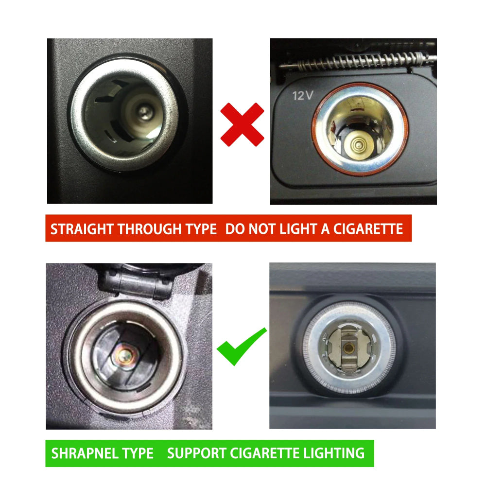 Car  Interior Portable Cigarette Lighter Power Adapter Accessories For Ford Ranger Mustang Kuga Mondeo Fiesta Explorer ETransit