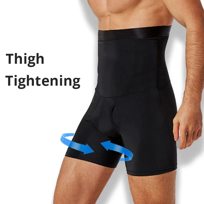 Men Tummy Control Shorts Body Shaper Compression High Waist Trainer Belly Tummy Control Slimming Shapewear Boxer Underwear Fajas