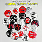 4pcs 56mm 60mm 65mm Car Wheel Center Emblem Hub Caps Stickers For Honda Passport Civic Fit Jazz Accord HRV City Odyssey CRV