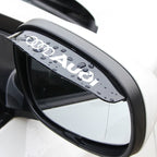 Car Rear View Side Mirror Rain Board Eyebrow Emblem Sticker For Audi Q7 Q3 Q5L Q2L S4 S5 S6 S7 S8 A6L A4L A3 A4 A7 A5 RS3 RS4