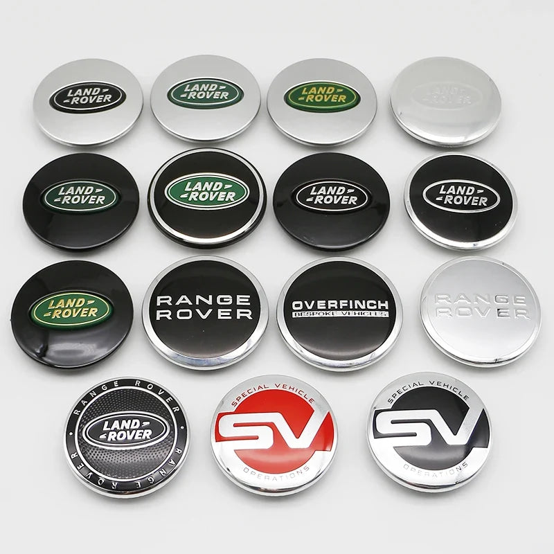4Pcs 62mm Premium ABS Car Wheel Center Hub Caps Emblem Badge For Range Rover L322 L405 Evoque Discovery Velar SVR Accessories