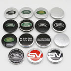 4Pcs 62mm Premium ABS Car Wheel Center Hub Caps Emblem Badge For Range Rover L322 L405 Evoque Discovery Velar SVR Accessories