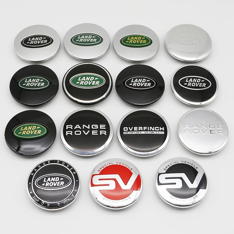 4Pcs 62mm Premium ABS Car Wheel Center Hub Caps Emblem Badge For Range Rover L322 L405 Evoque Discovery Velar SVR Accessories